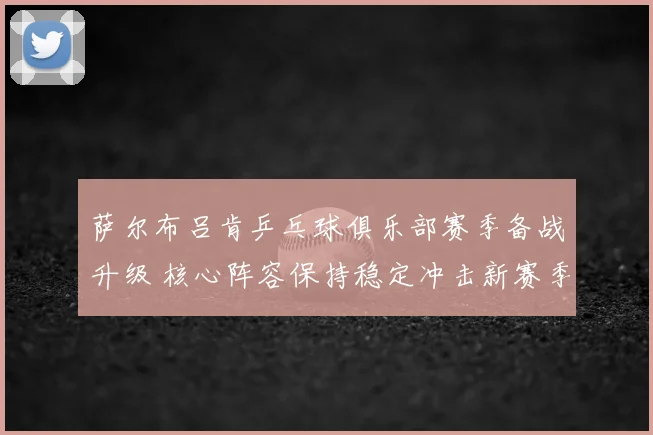 萨尔布吕肯乒乓球俱乐部赛季备战升级 核心阵容保持稳定冲击新赛季